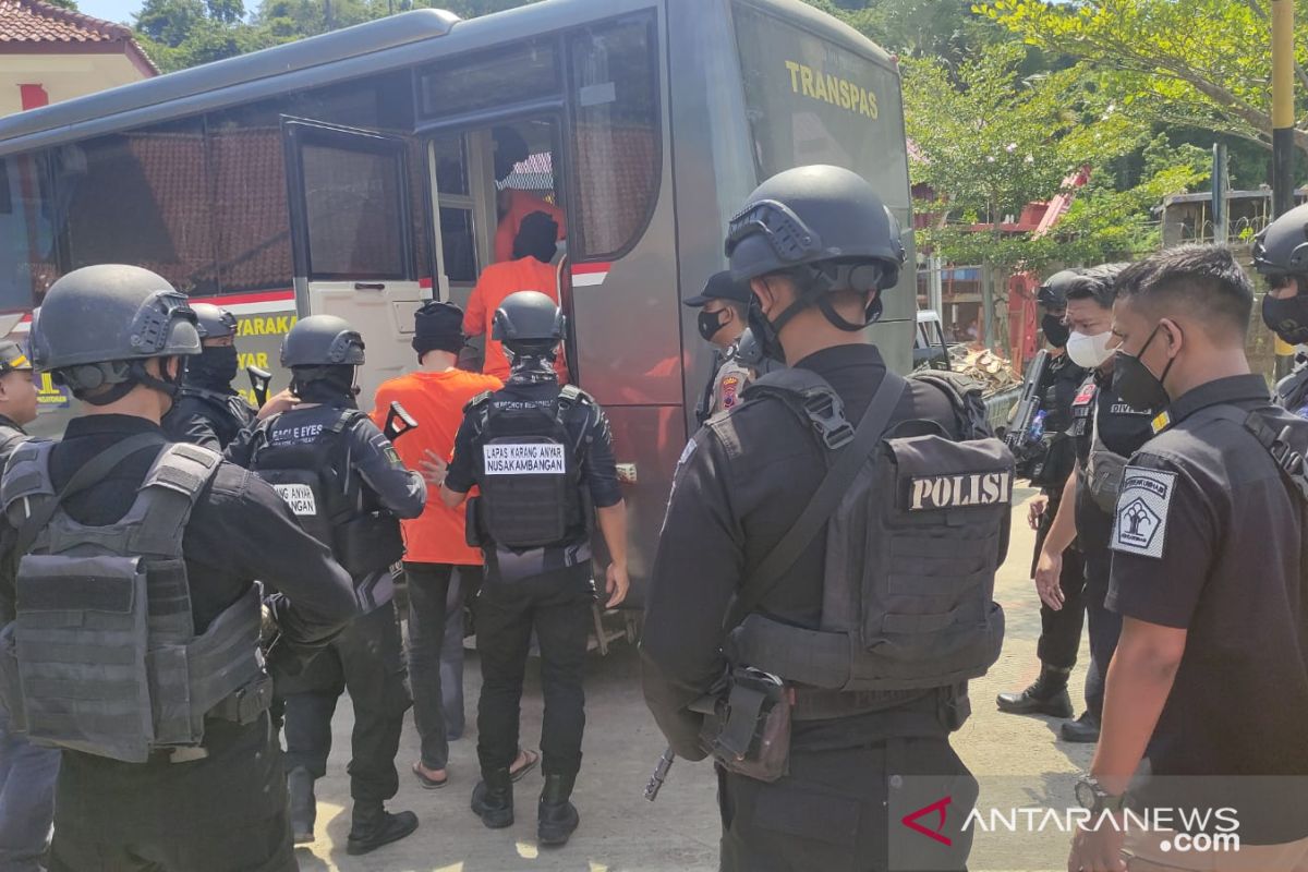 Empat narapidana risiko tinggi dipindahkan ke Nusakambangan