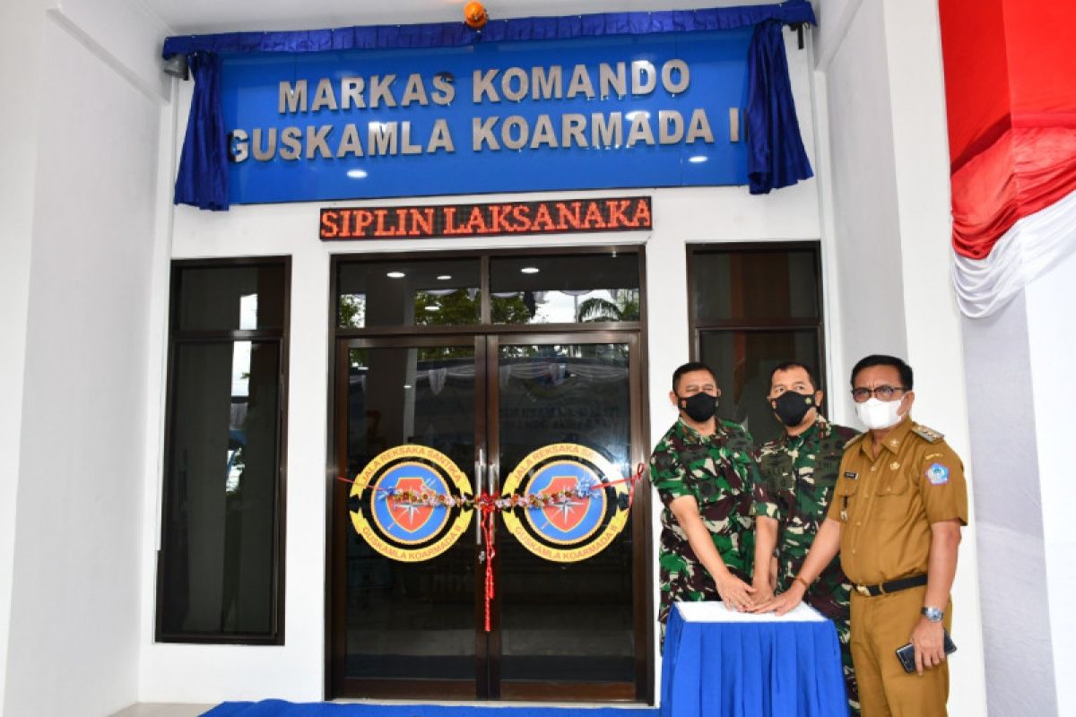 Danlantamal VIII Hadiri Peresmian Mako Guskamla Koarmada II Bitung