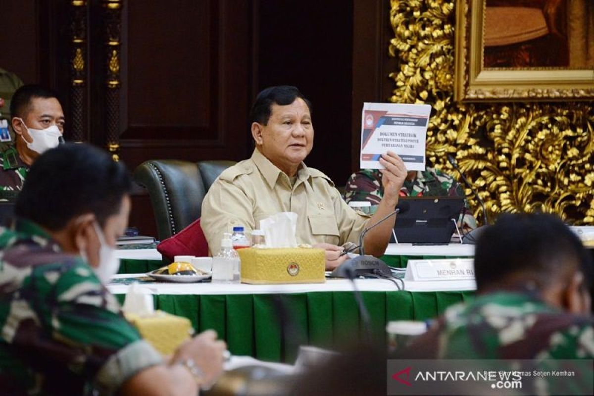 Konsep awal dokumen produk strategis pertahanan di apresiasi Prabowo