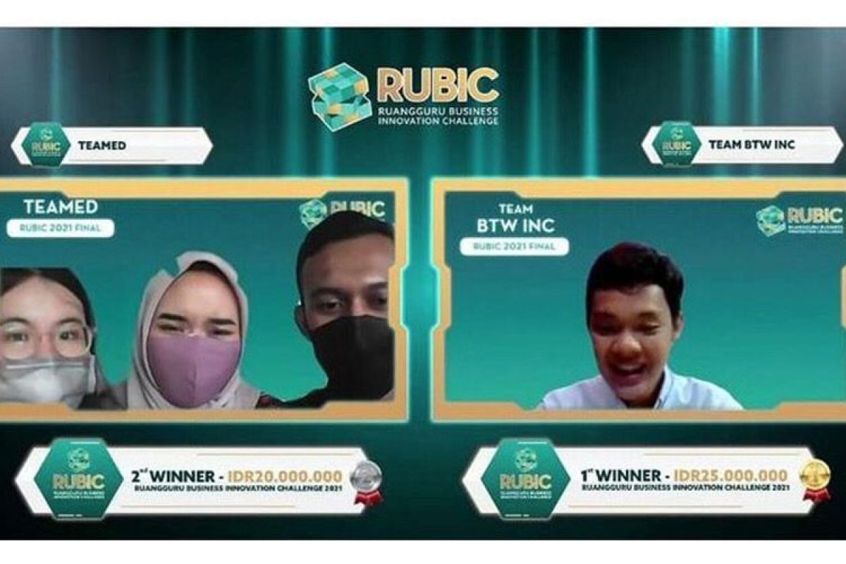 UI juara 2 Ruangguru Business Inovation Challenge 2021