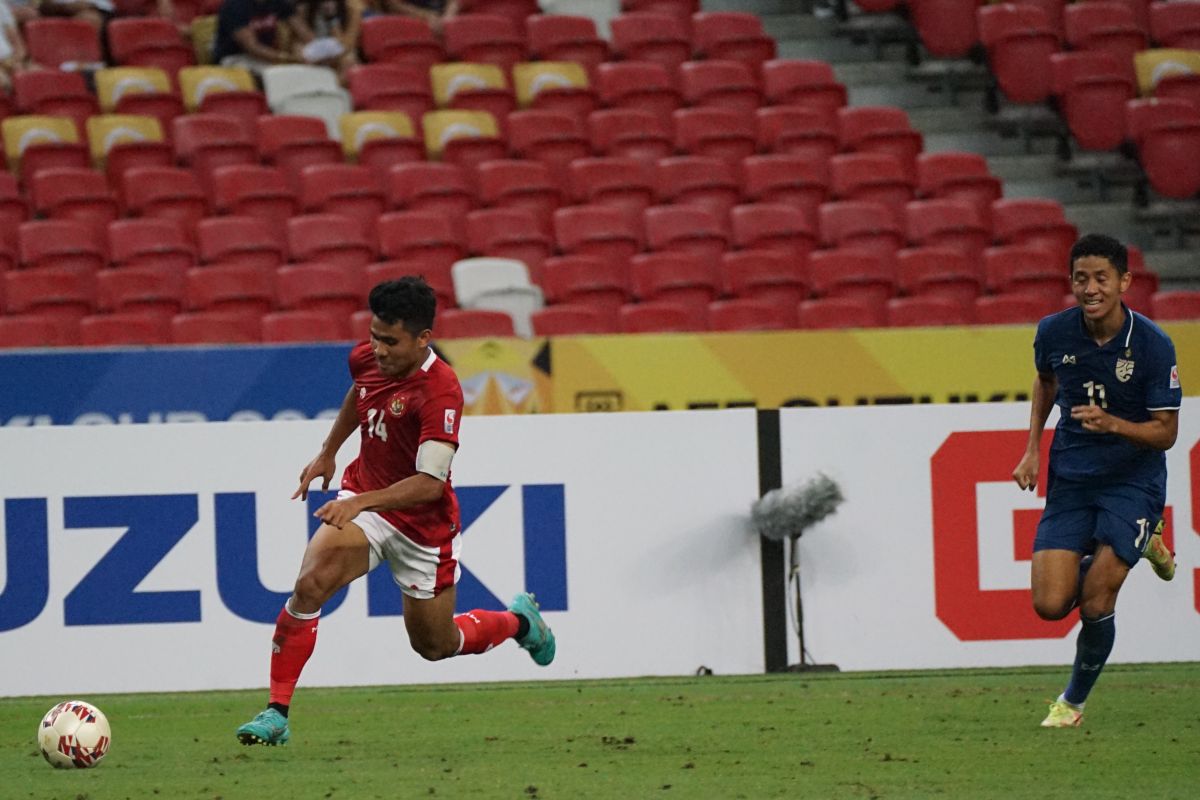 Piala AFF - Indonesia tolak menyerah meski kalah 0-4 leg pertama dari Thailand