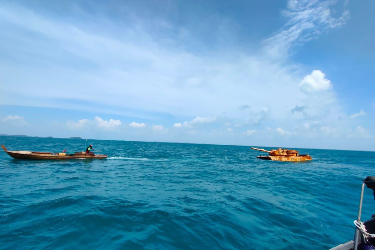 Kronologi penemuan benda mirip tank oleh nelayan di perairan Bintan