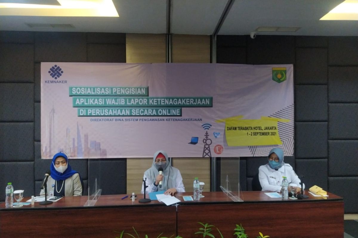 Kemenaker sebut 87.000 perusahaan sudah lapor WLKP 2021