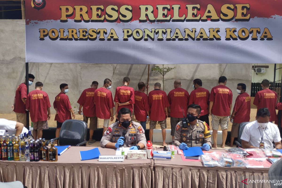 Polresta Pontianak tangani 1.113 kasus sepanjang 2021