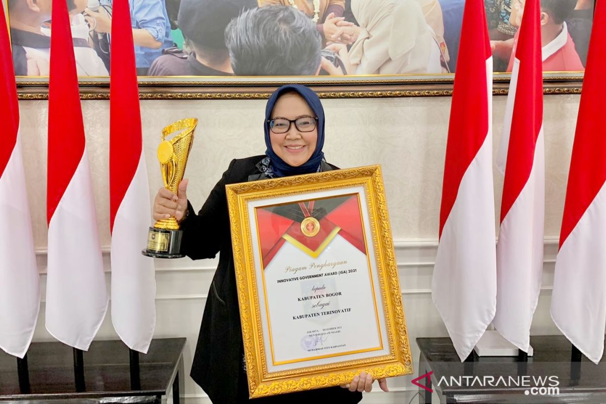 Pemkab Bogor berhasil raih Inovatif Government Award tiga tahun berturut-turut