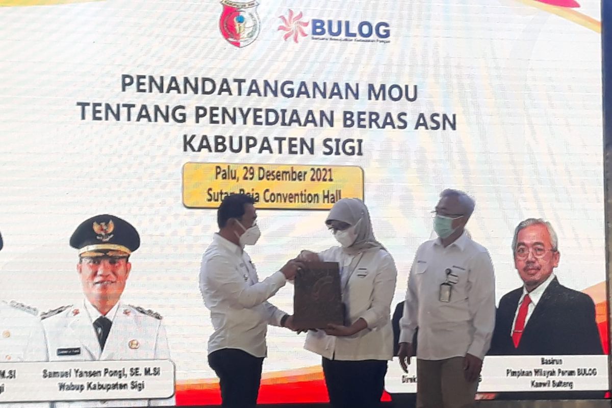 Bupati  harap Bulog bantu tingkatkan kualitas beras Sigi