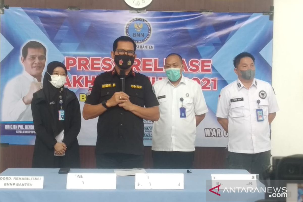 BNN Provinsi Banten ungkap tujuh kasus selama 2021