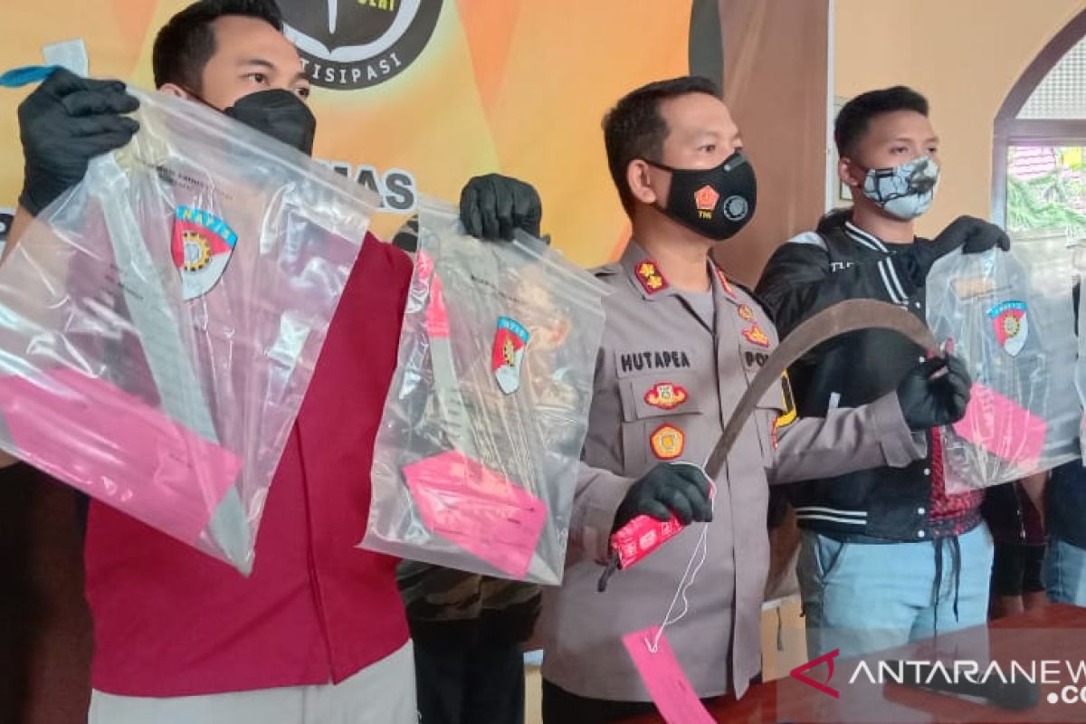 Enam remaja diamankan Polres Serang Kota karena tawuran