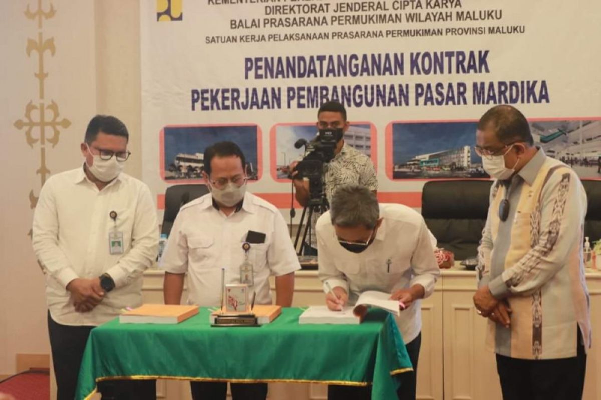 Pembangunan pasar Mardika Ambon dimulai 2022, revitalasi harus direalisasikan