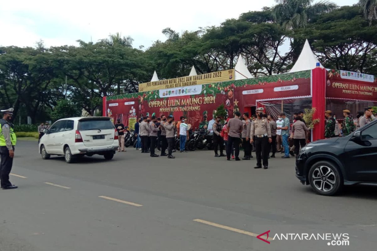 Polresta Tangerang lakukan patroli skala besar saat malam Tahun Baru