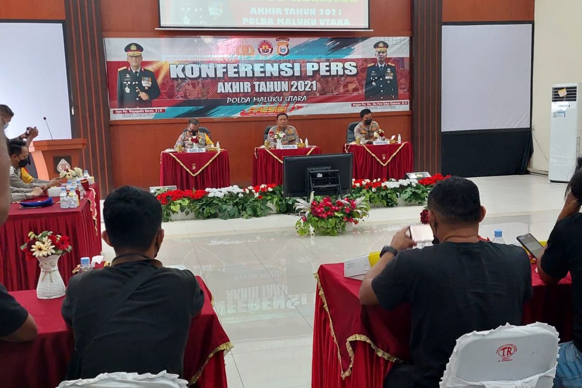 Polda Maluku Utara pecat delapan polisi selama 2021, salah satunya perwira selingkuh
