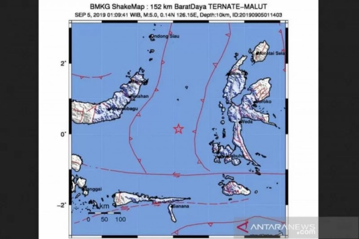 Maluku: BMKG records 13 aftershocks following 7.3-magnitude quake