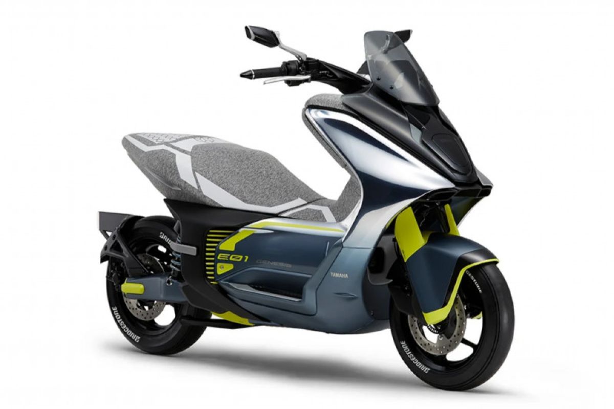 Skuter listrik konsep Yamaha E01 dan E02 akan diluncurkan pada 2022