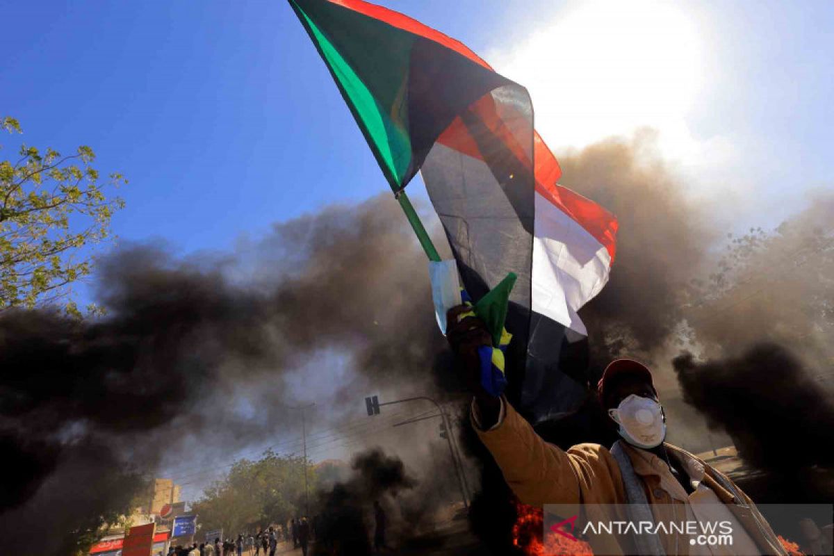 Tiga tewas tertembak dalam demonstrasi anti militer di Sudan