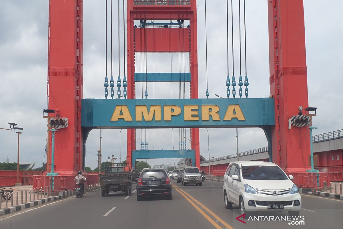 Jembatan Ampera Palembang ditutup