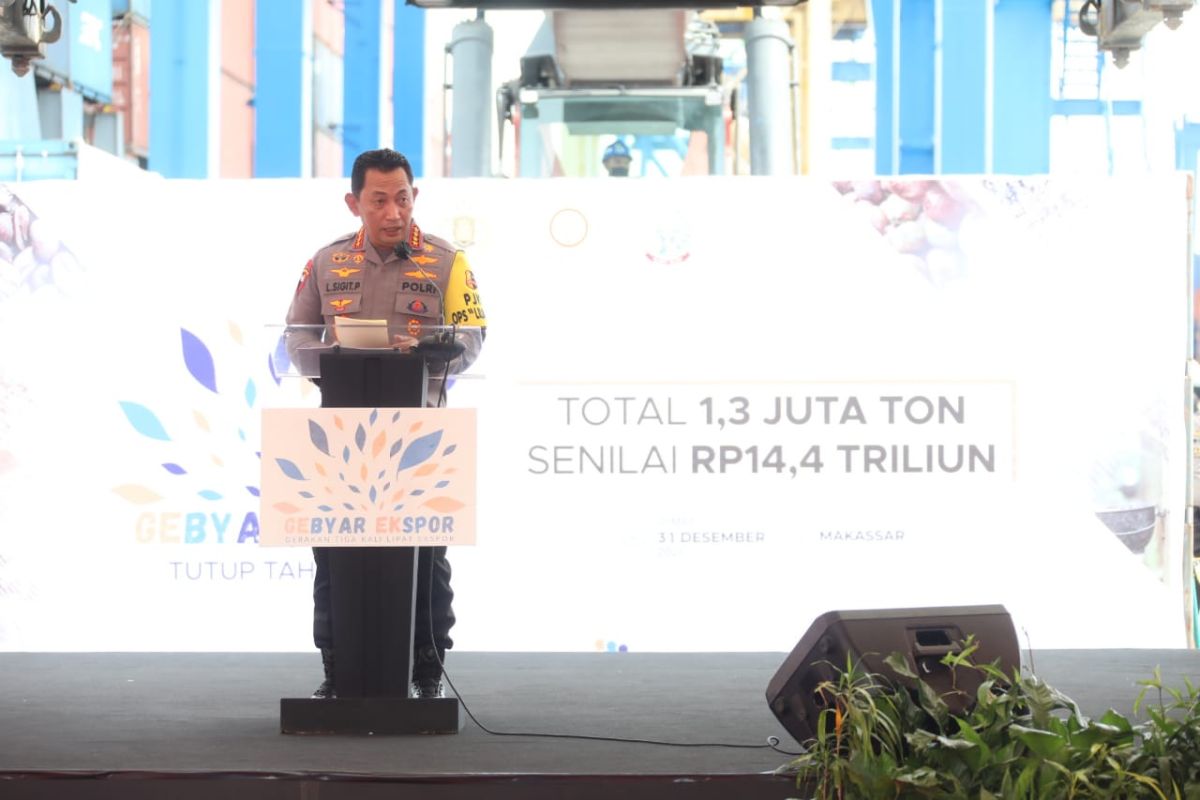 Kapolri apresiasi produksi beras surplus 9,7 juta ton