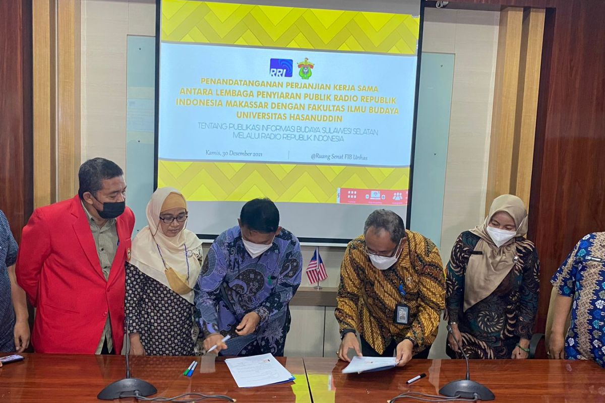 Unhas-RRI Makassar kerja sama publikasi informasi budaya di Sulsel