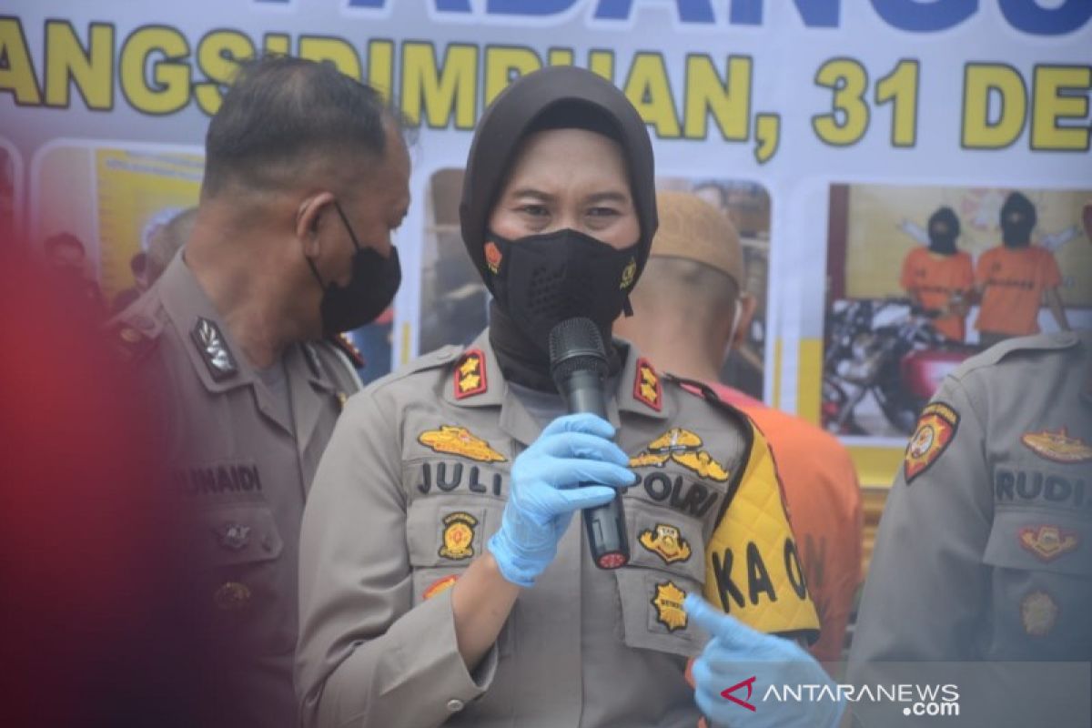 Polres Padangsidimpuan berhasil ungkap 84,02 persen kasus sepanjang tahun 2021