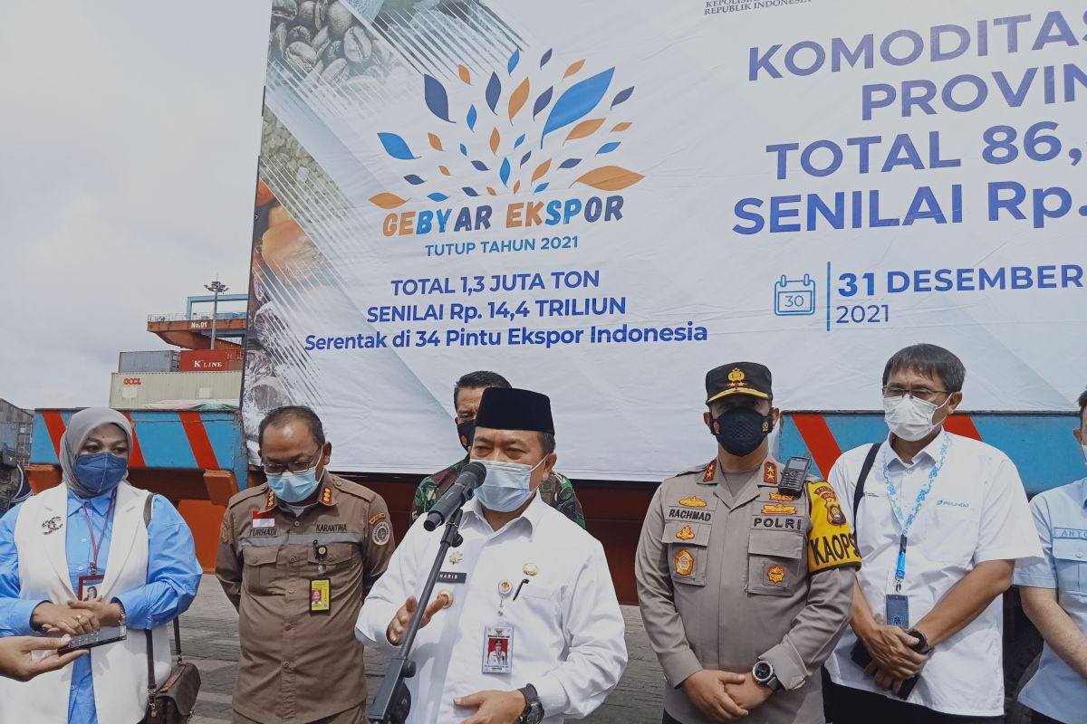 Tutup tahun 2021 Karantina Pertanian Jambi ekspor 86 ribu ton komoditas pertanian