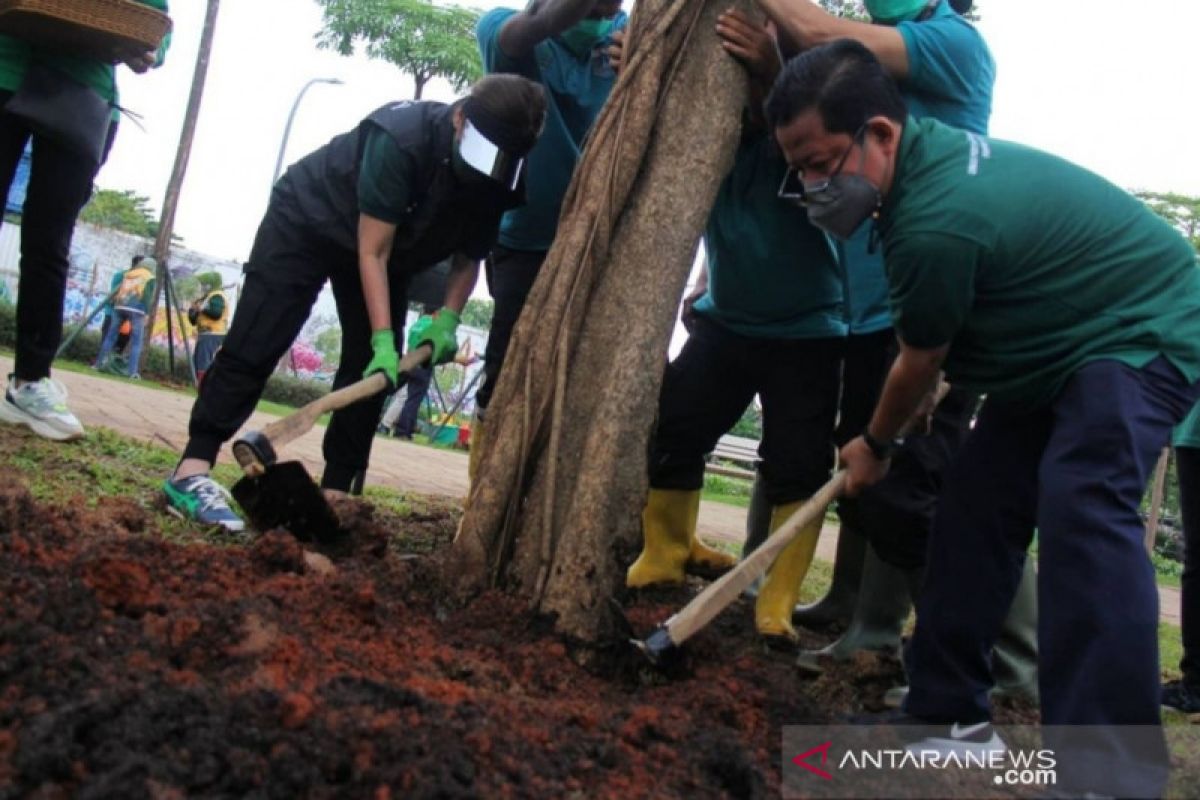 Dinas Pertamanan Dan Hutan Kota DKI Tanam Pohon Jelang Tutup Tahun ...