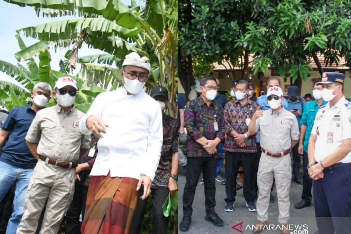 Menteri PPN tinjau penataan sampah di Denpasar