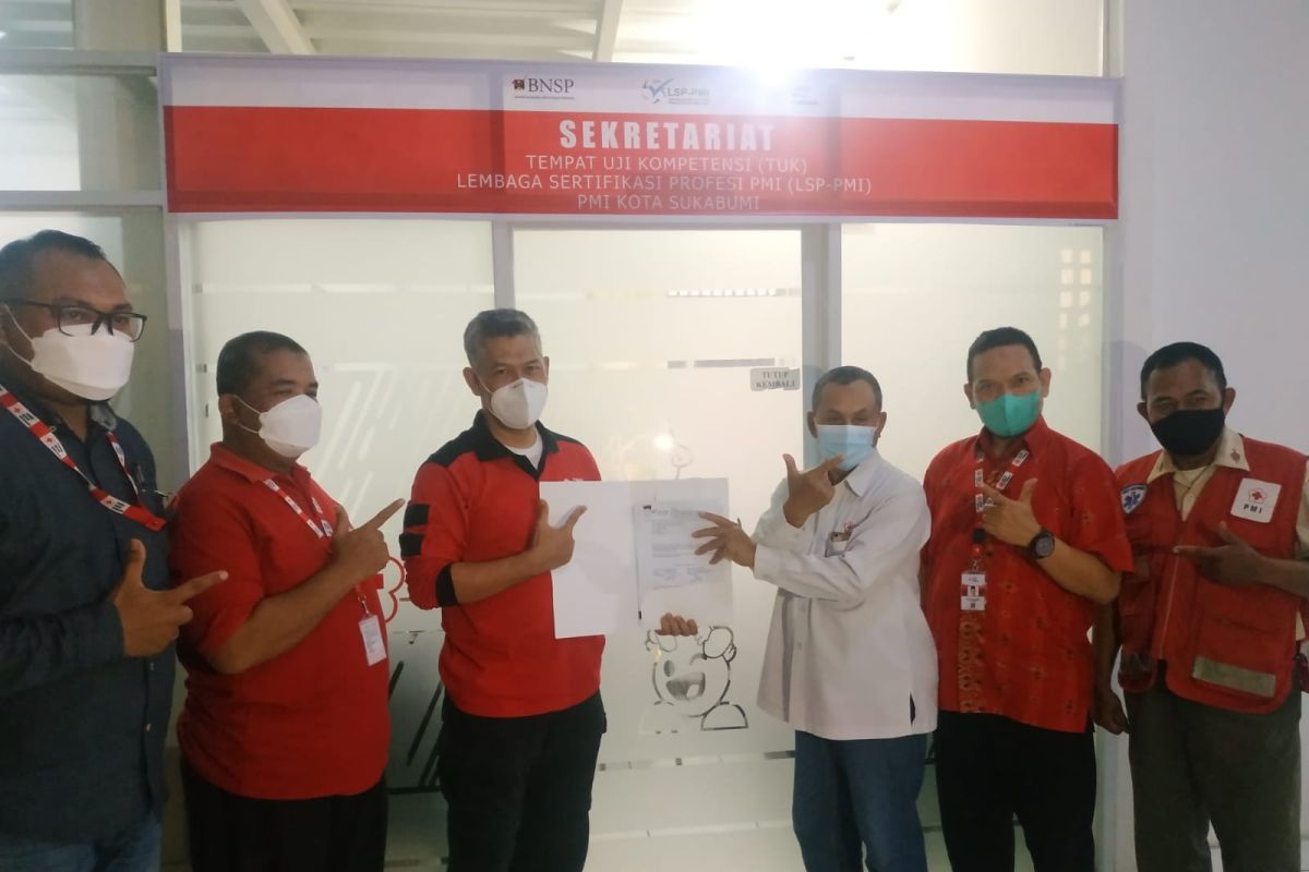 PMI Kota Sukabumi siap jadi tempat uji kompetensi lembaga sertifikasi profesi