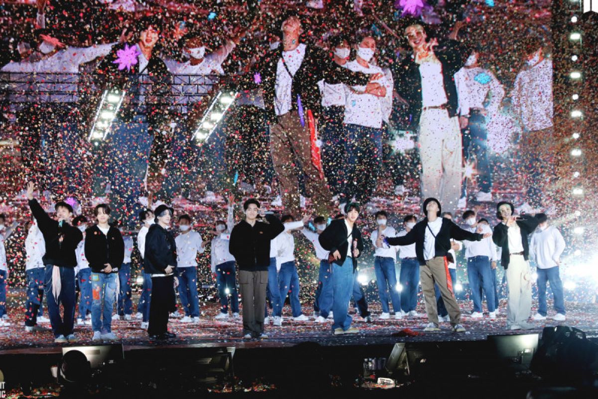 Tiket konser siaran langsung K-pop BTS hampir ludes terjual