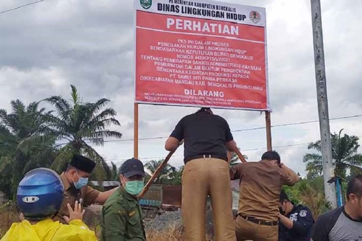 Tak gubris edaran Bupati, Pemkab Bengkalis tutup PT SIPP