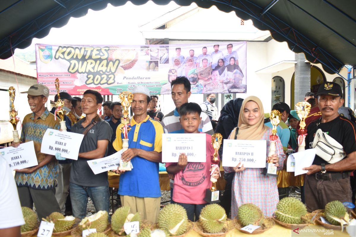 Si Bingkis win the Tanah Laut's 2022 Durian Contest