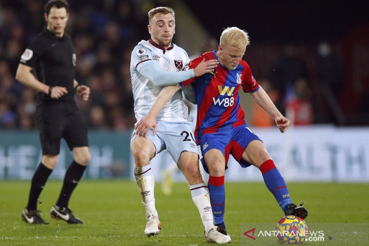 Redam Crystal Palace, West Ham tambah tiga poin