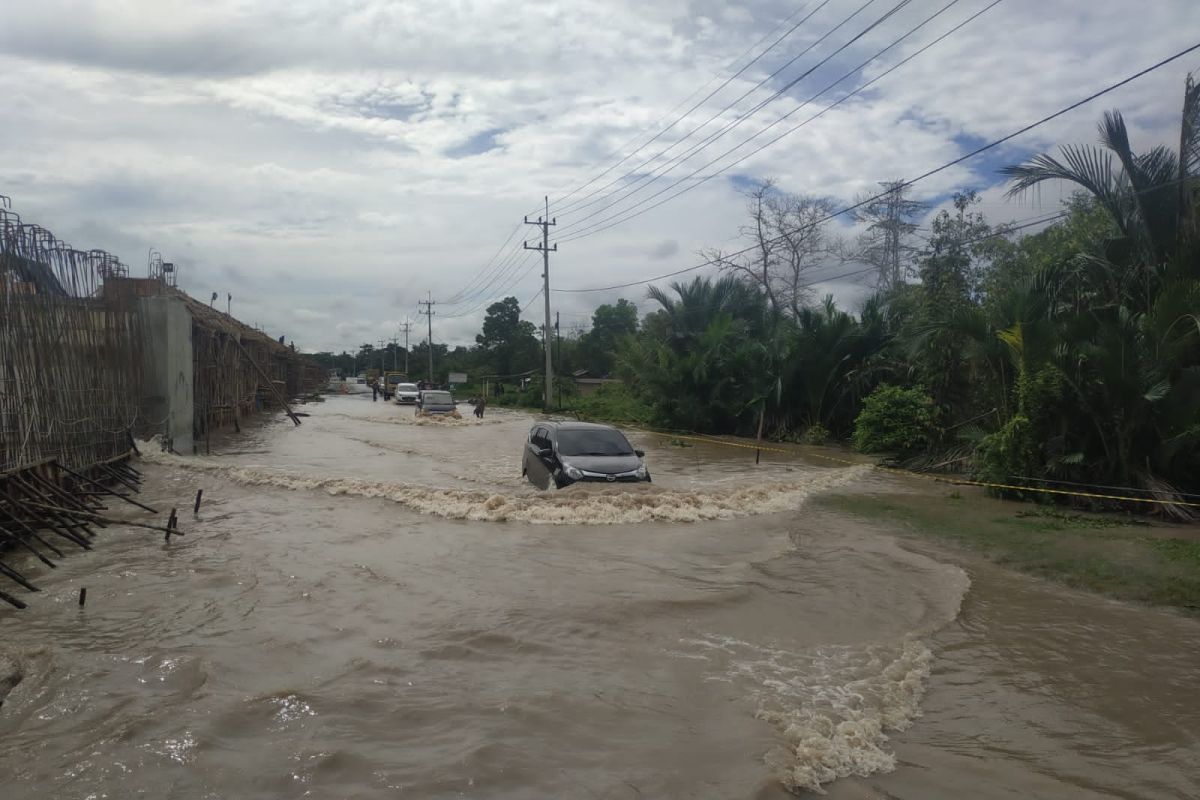 BPJN Bangka Belitung perbaiki jalan rawan banjir di Bangka Tengah