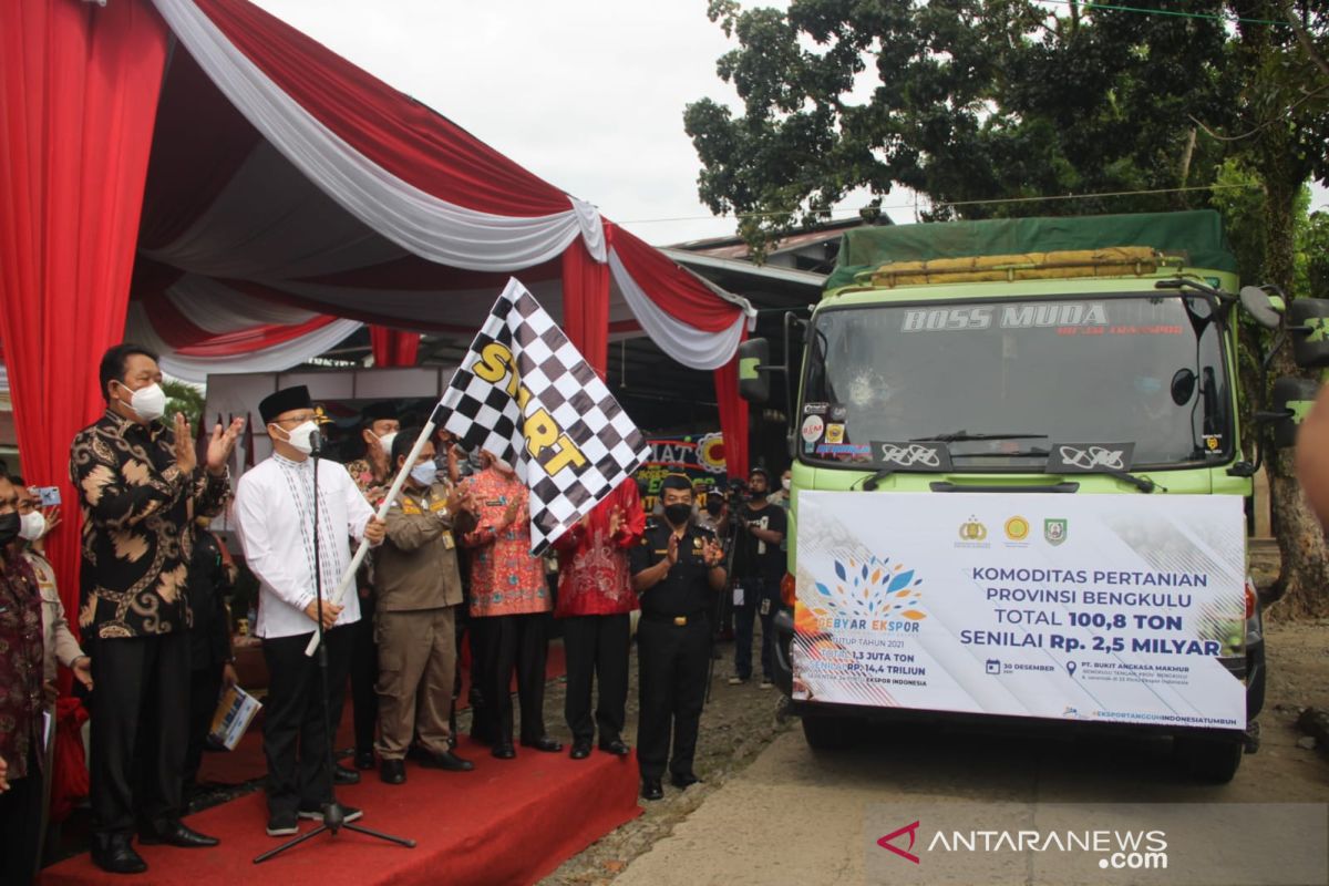 Bengkulu ekspor 100,8 ton komoditas pertanian ke Afrika Selatan