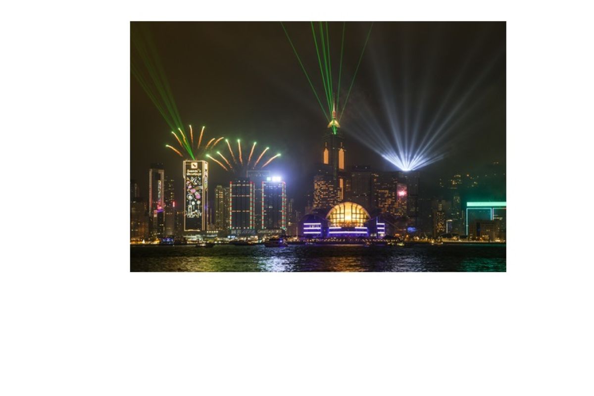 Perayaan hitung mundur Tahun Baru Hong Kong sangat spektakuler