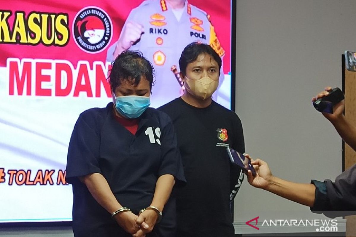 Polisi tangkap  ibu rumah tangga pengedar narkoba di Medan