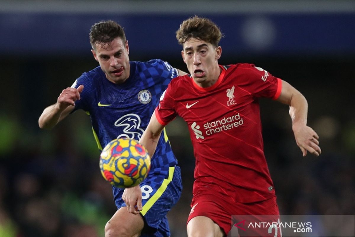 Chelsea dan Liverpool berbagi poin setelah main imbang 2-2