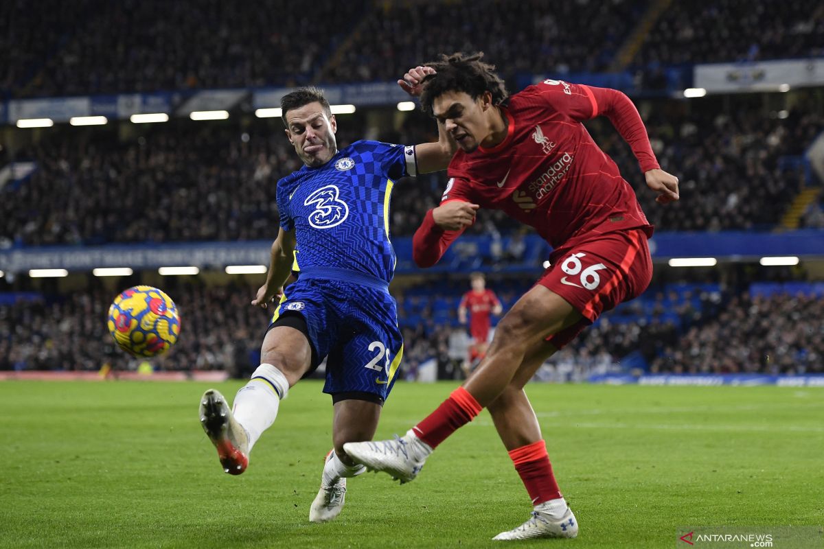 Bermain imbang, Chelsea dan Liverpool berbagi poin