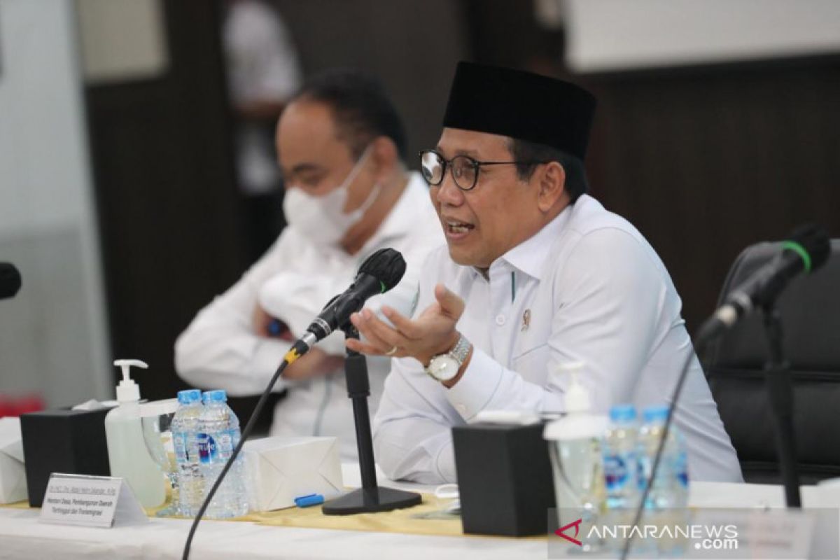 Mendes PDTT minta jajarannya bekerja lebih keras capai target 2022