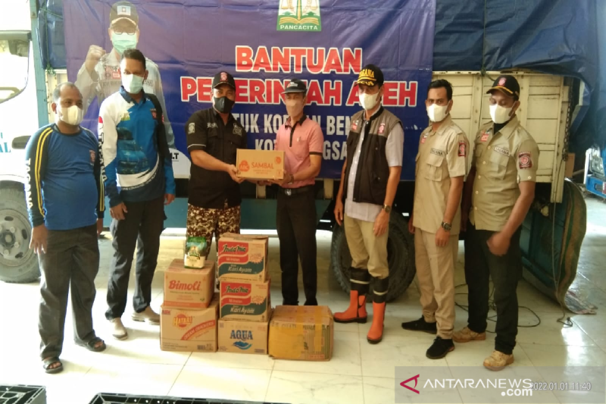 Pemprov Aceh salurkan bantuan pangan masa panik untuk korban banjir