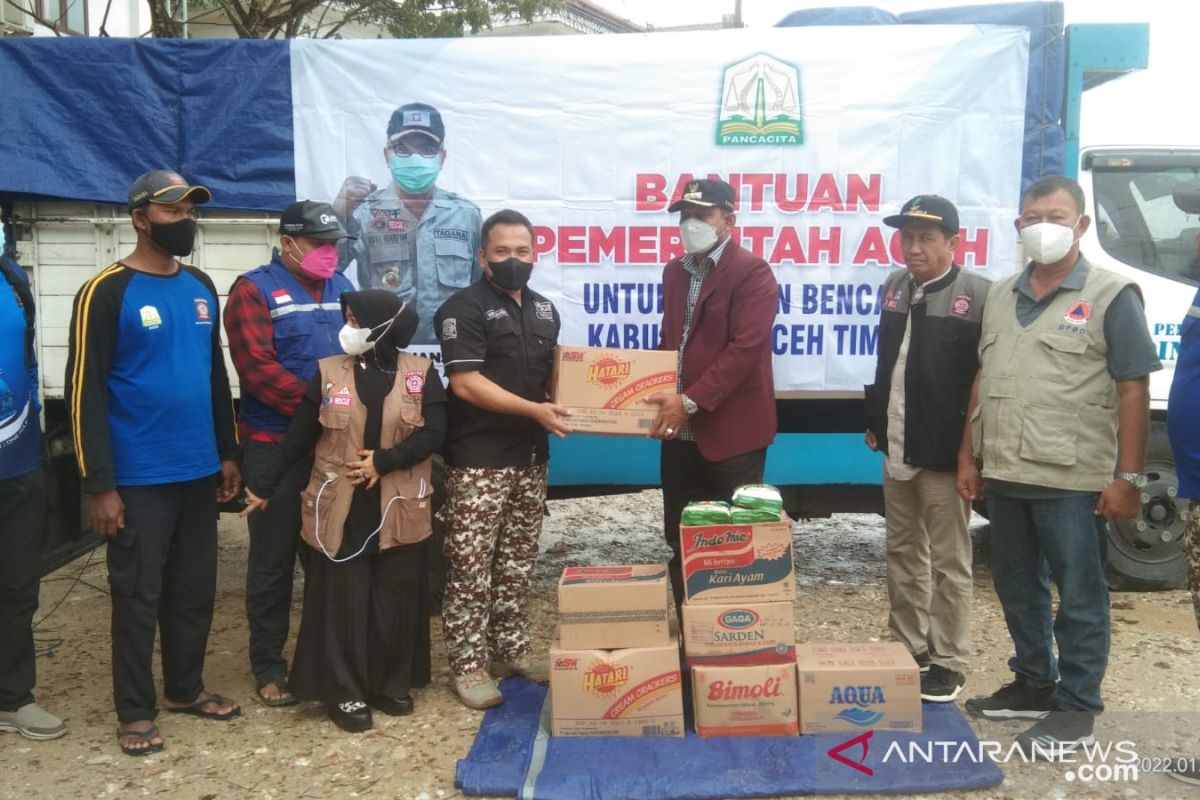 Pemprov Aceh telah salurkan tiga truk bantuan pangan untuk korban terdampak banjir