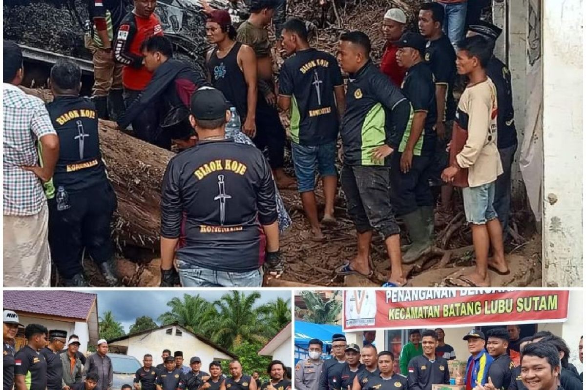 Komunitas Biaok Koje Sosa Palas gelar baksos dan serahkan bantuan kepada korban banjir bandang