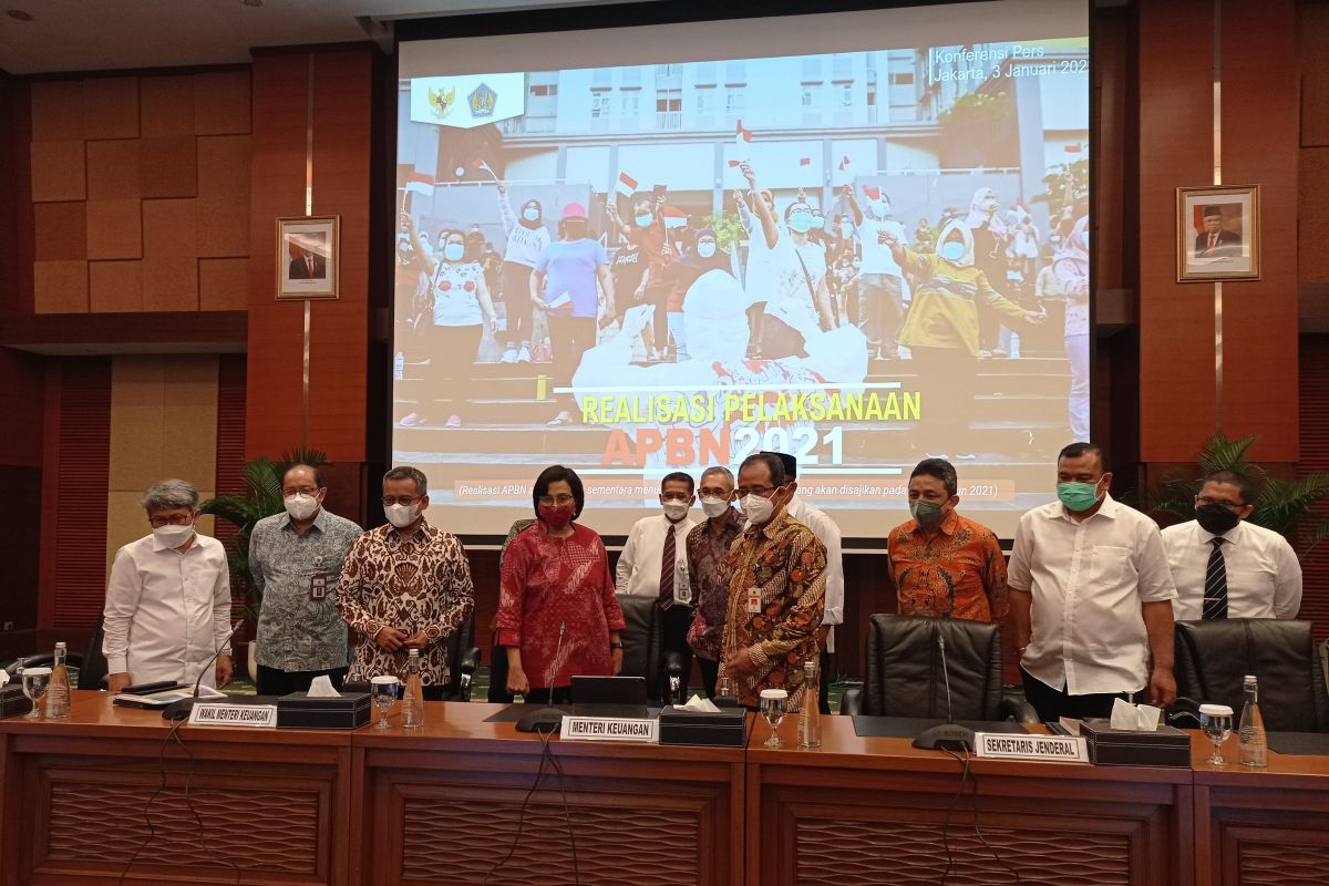 Realisasi pendapatan negara sementara di 2021  capai Rp2.003,1 triliun