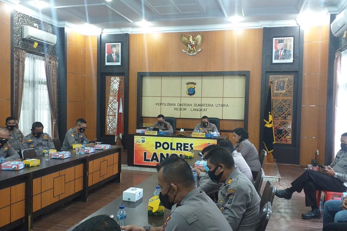 Kapolres Langkat ikuti arahan Irwasum Mabes Polri