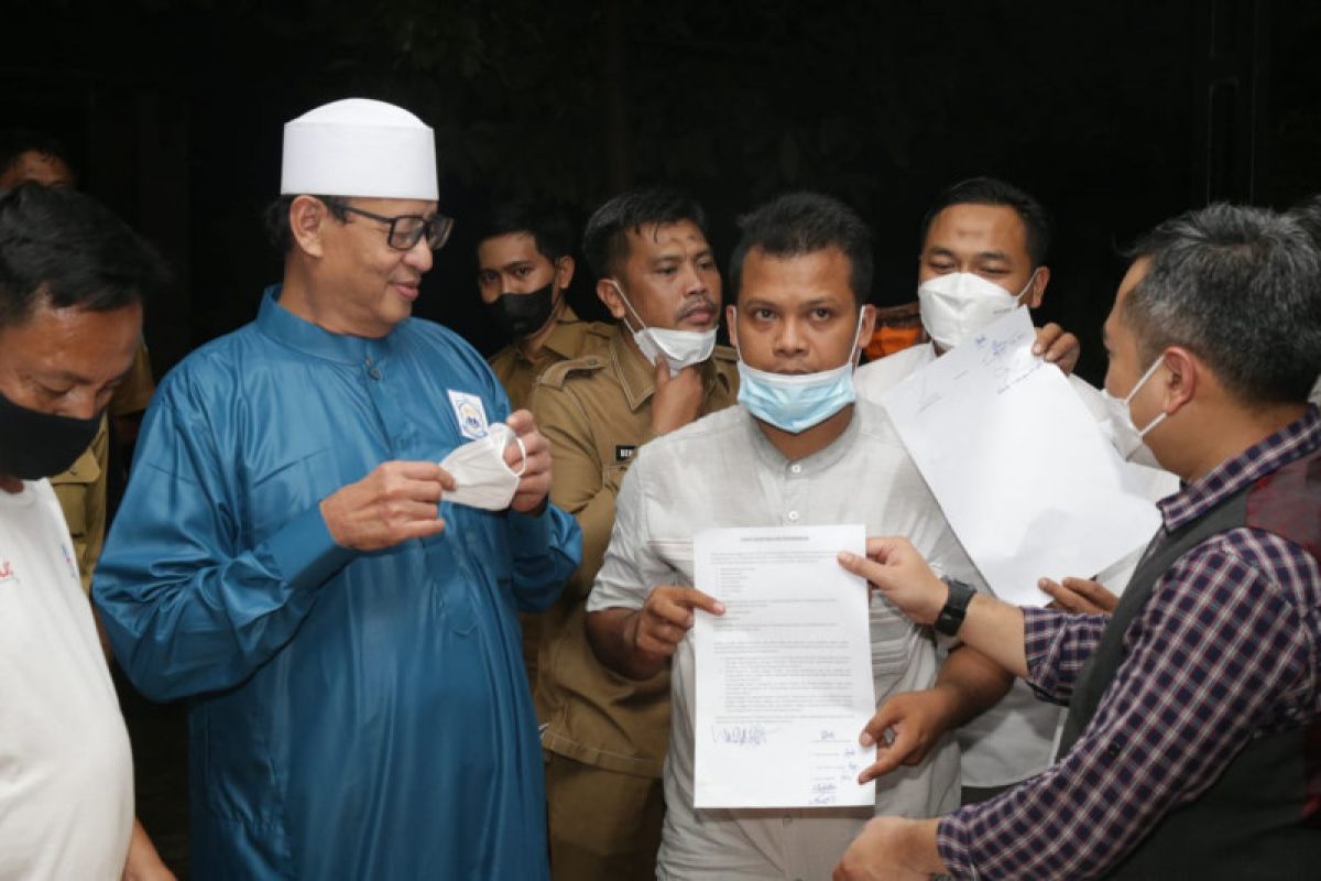 Gubernur Banten Wahidin Halim cabut laporan terhadap 6 buruh