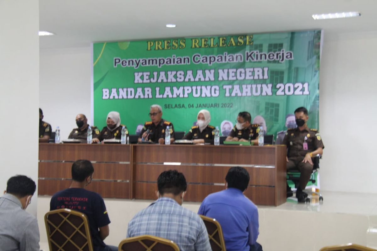 Kejari Bandarlampung eksekusi 1.344 terdakwa selama tahun 2021