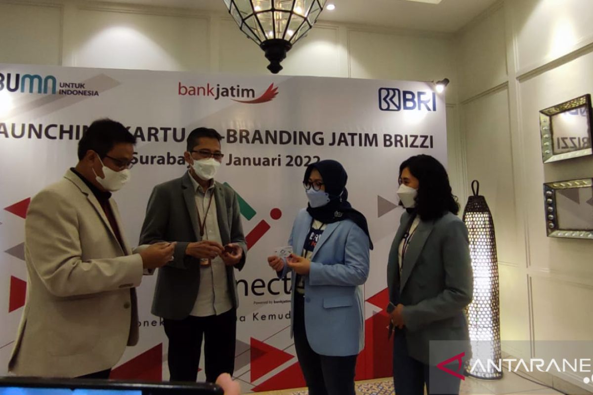 BRI gandeng Bank Jatim luncurkan kartu JATIM BRIZZI