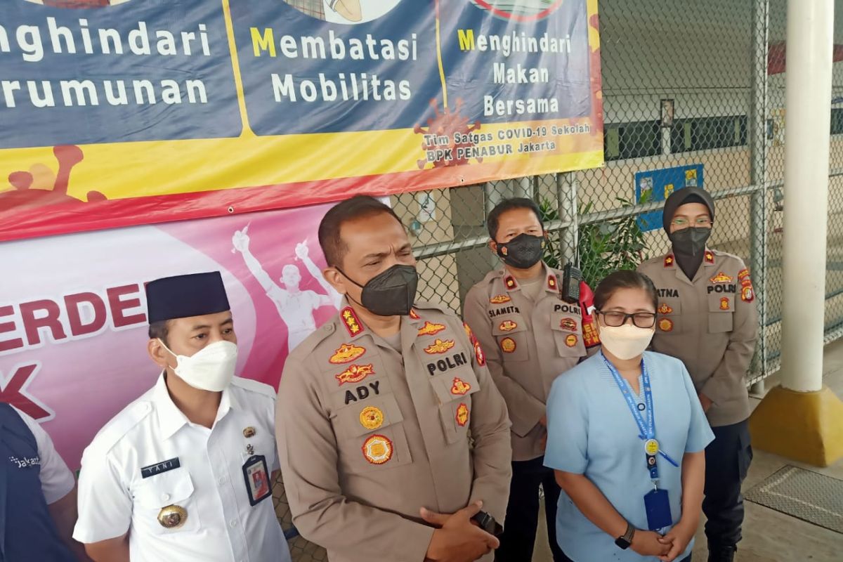 Polrestro Jakbar kejar target vaksinasi anak hingga 171 ribu orang