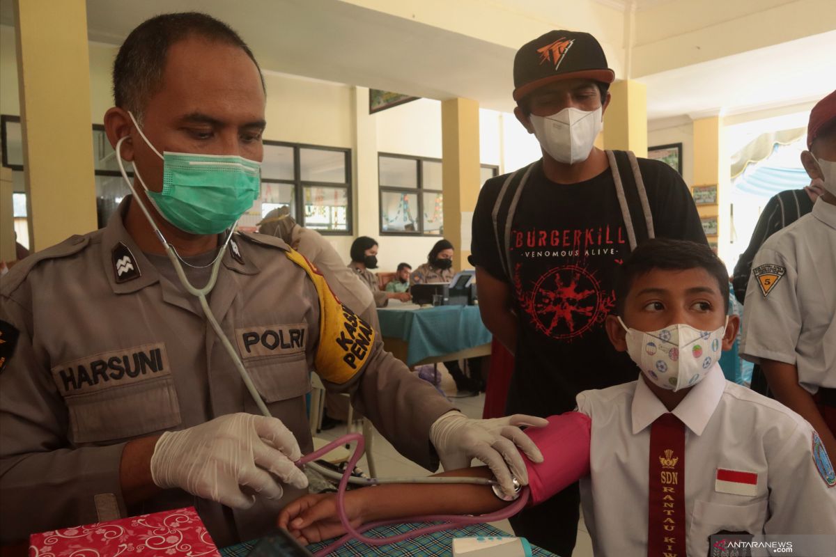 Vaksin merdeka anak di Tapin dimulai