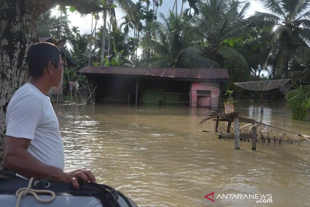 Sebanyak 1.397 rumah di Aceh Timur masih terendam banjir
