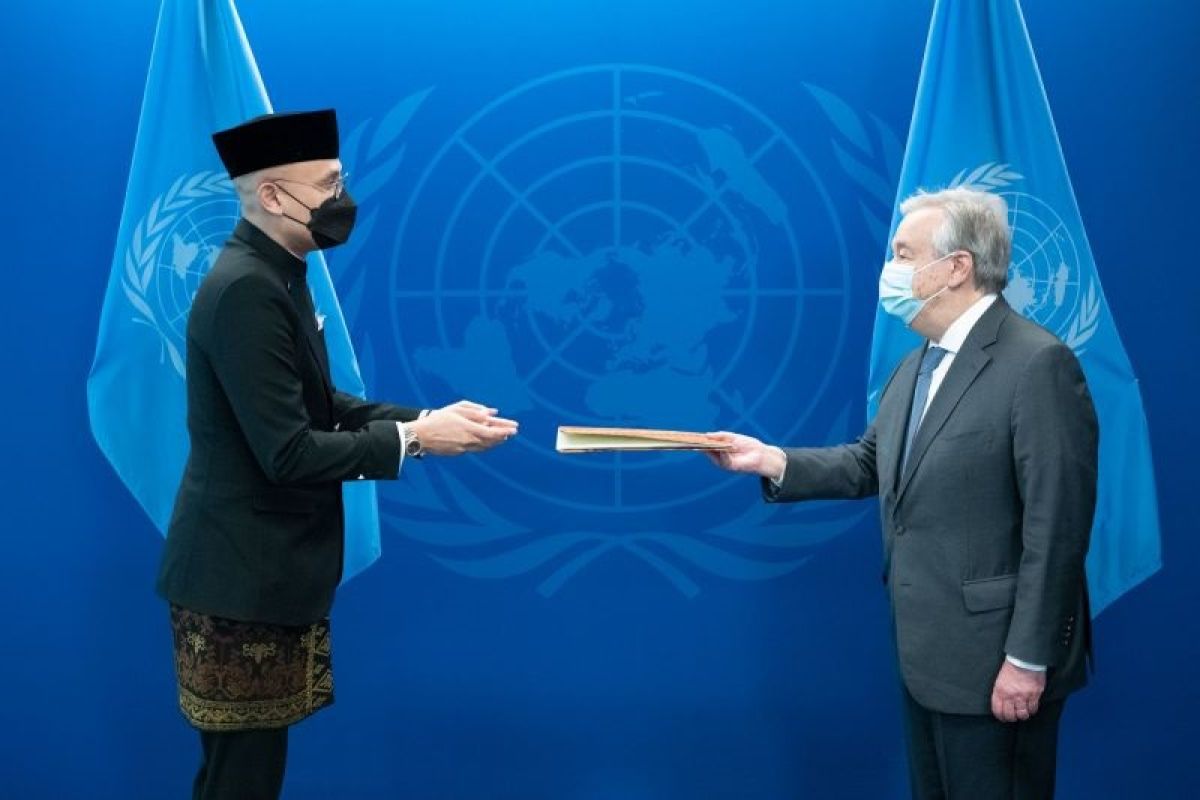 Dubes RI serahkan surat kepercayaan ke PBB, tegaskan komitmen Indonesia