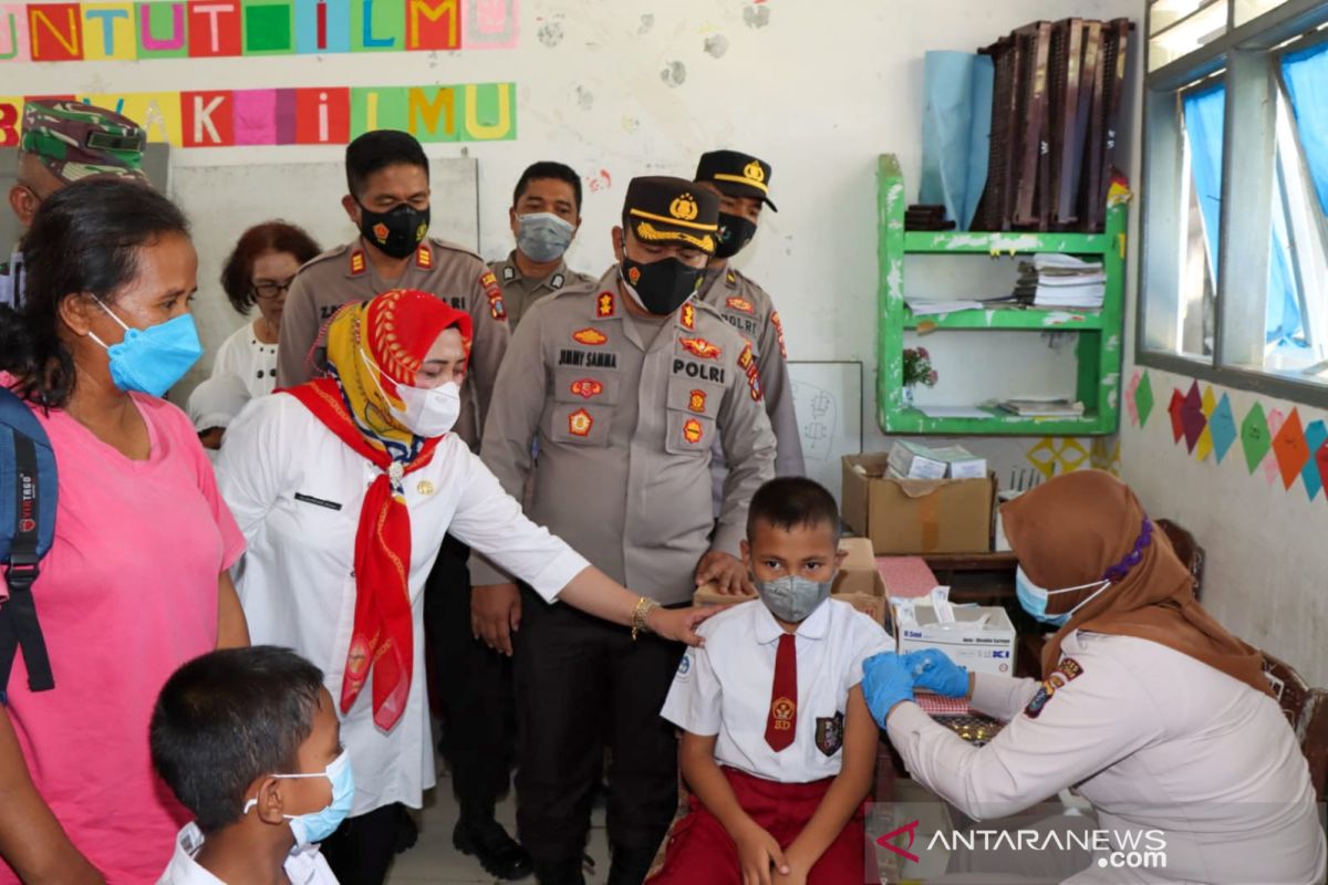 Kapolres Tapteng dan Forkopimda hadiri launching vaksinasi merdeka anak